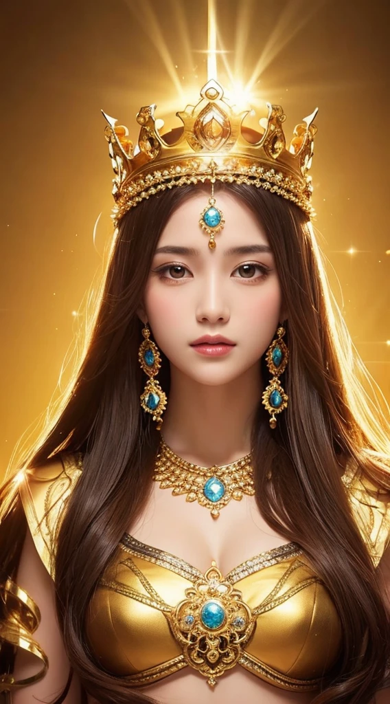 Goddess gold Gorgeous background crown
