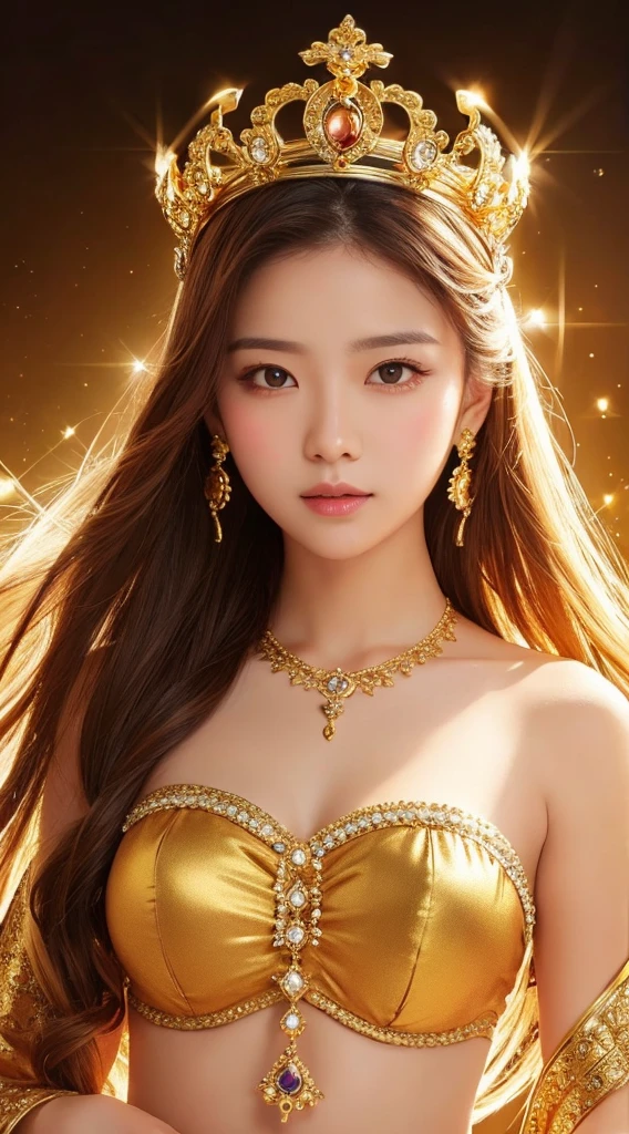 Goddess gold Gorgeous background crown