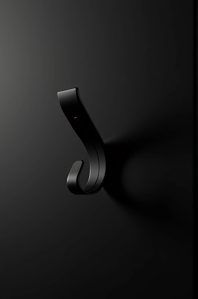 Generate clothes hook with black background