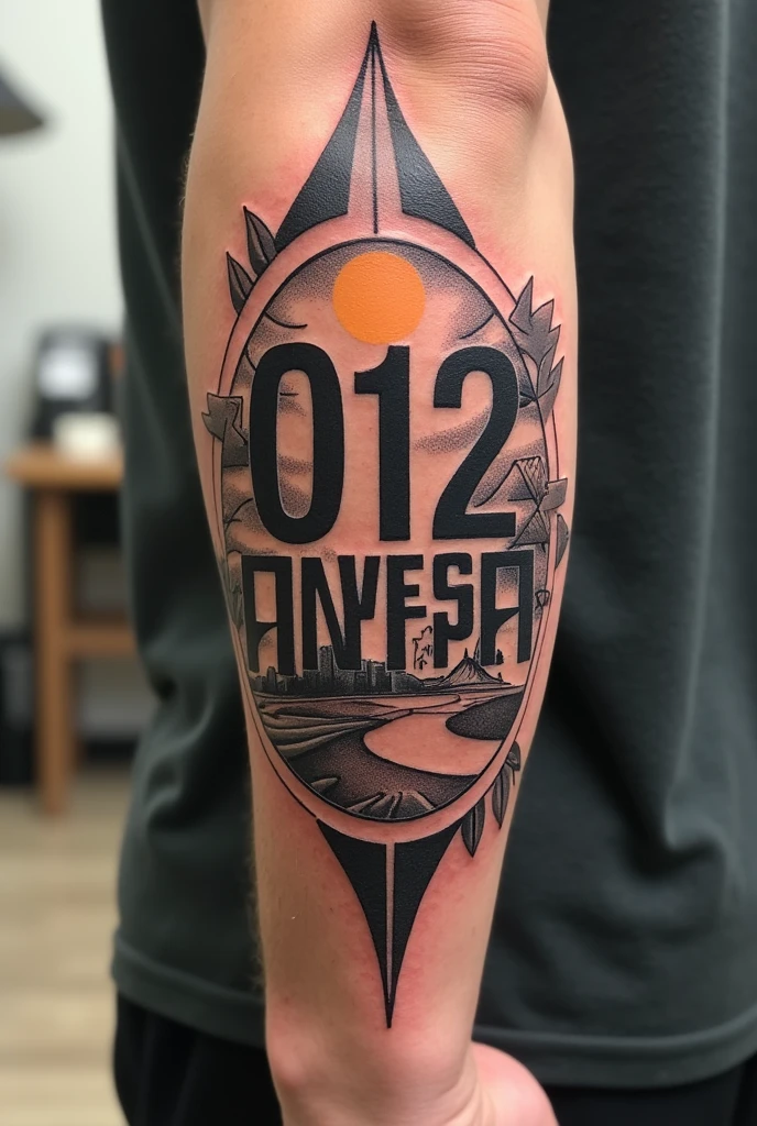 Give me ideas for tattoos with the date 04/12/03 male