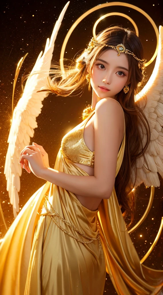Goddess gold Gorgeous background Angel Halo
