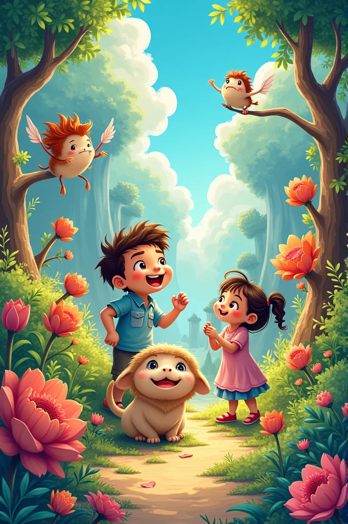 Colorful animated children&#39;s magazine 
