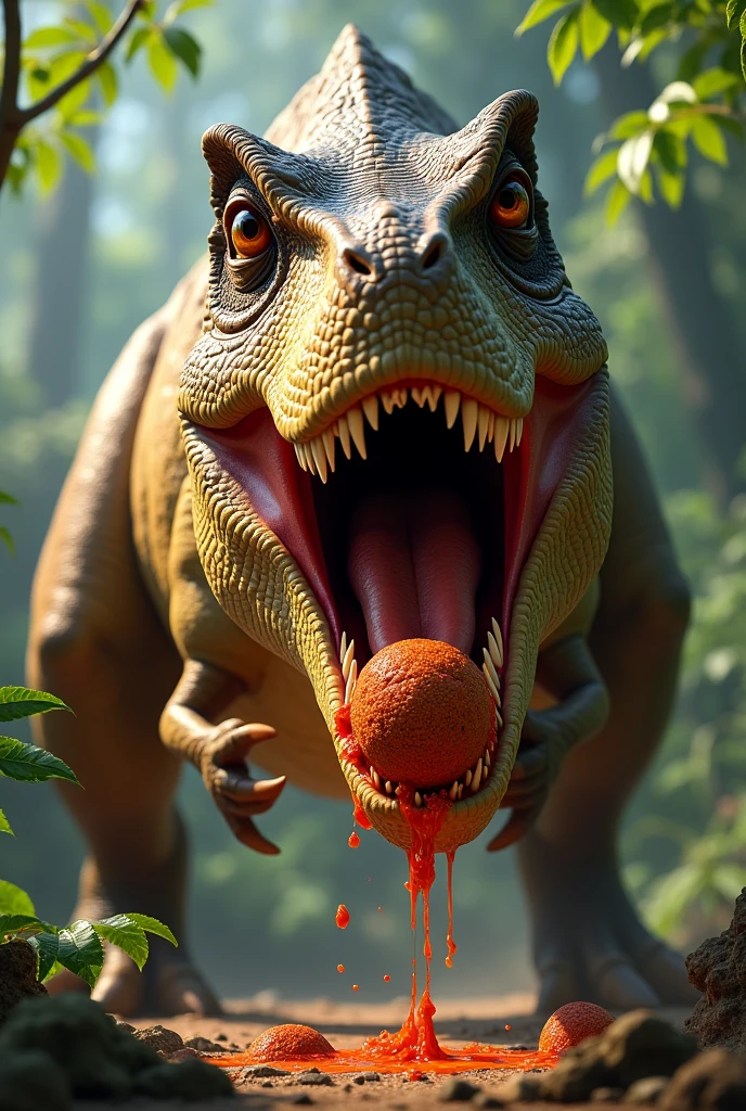 chomper of land before time eating bakso