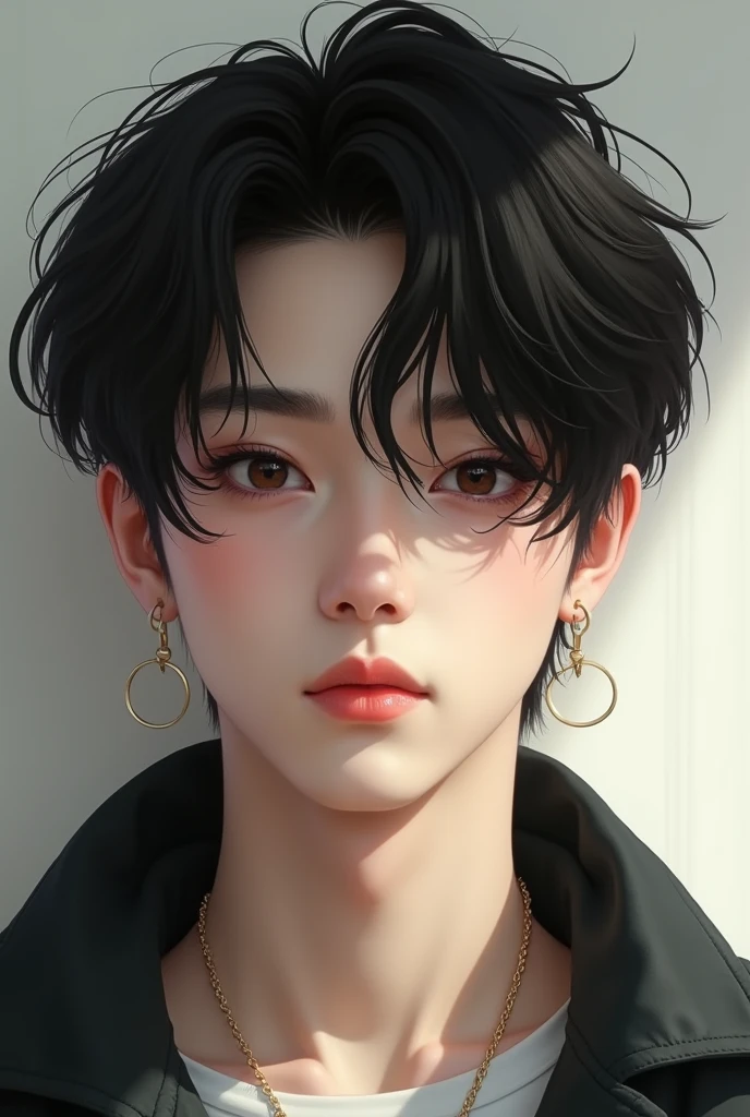 Hi, I hope you say facneo, a Korean boy who looks like DPR ian who has hair forward covering his face