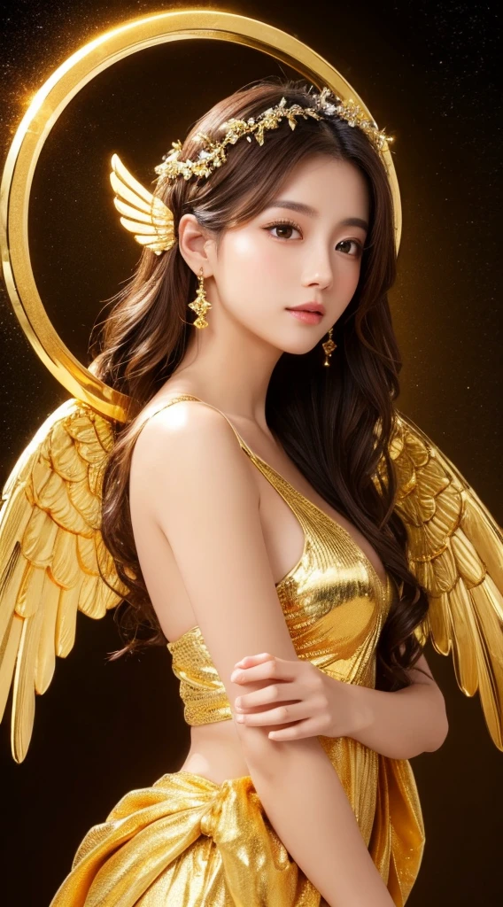 Goddess gold Gorgeous background Angel Halo