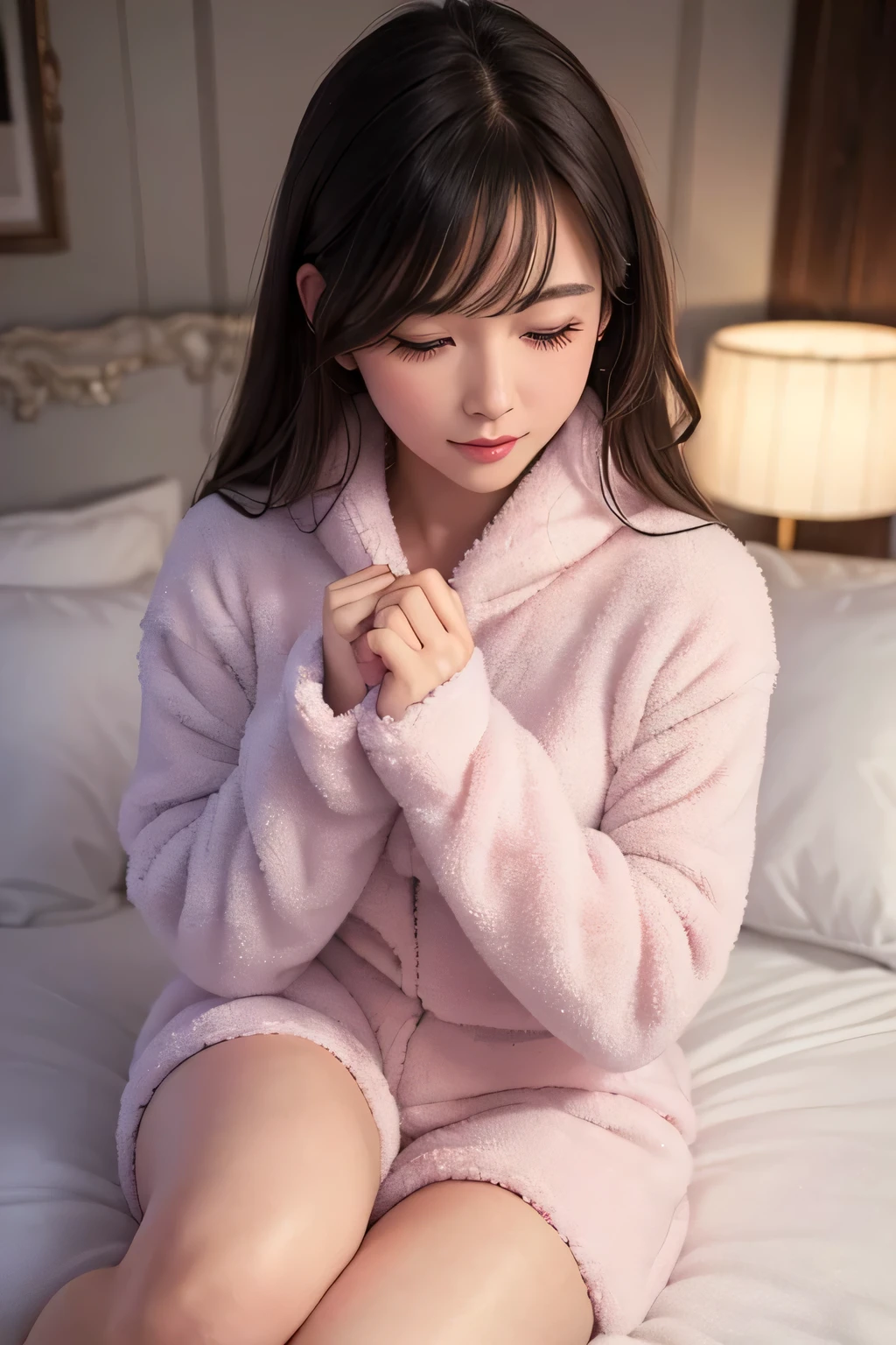 a fluffy soft cozy winter pajamas, a girl in fluffy soft winter pajamas, a girl in cozy winter pajamas, a girl wearing fluffy soft winter pajamas, a woman in fluffy soft winter pajamas, a woman wearing cozy winter pajamas, a female character in fluffy soft winter pajamas, (best quality,4k,8k,highres,masterpiece:1.2),ultra-detailed,(realistic,photorealistic,photo-realistic:1.37),fuzzy soft cozy warm winter pajamas, detailed fluffy soft warm winter pajamas, detailed cozy warm winter pajamas, extremely detailed fluffy soft winter pajamas, extremely detailed cozy warm winter pajamas, highly detailed fuzzy soft warm winter pajamas, highly detailed cozy warm winter pajamas, intricate fluffy soft warm winter pajamas, intricate cozy warm winter pajamas, beautiful fluffy soft warm winter pajamas, beautiful cozy warm winter pajamas, stunning fluffy soft warm winter pajamas, stunning cozy warm winter pajamas, portrait, high quality, detailed, vivid colors, warm lighting, soft focus