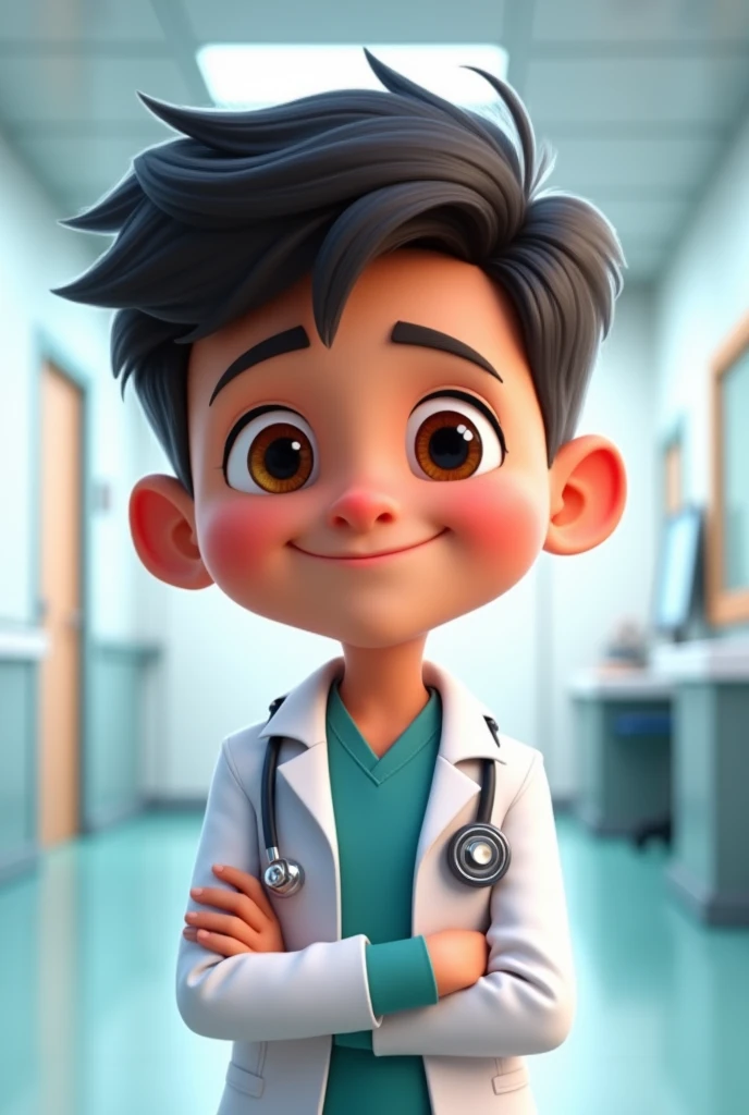 Doctor Carlitos animated young boy