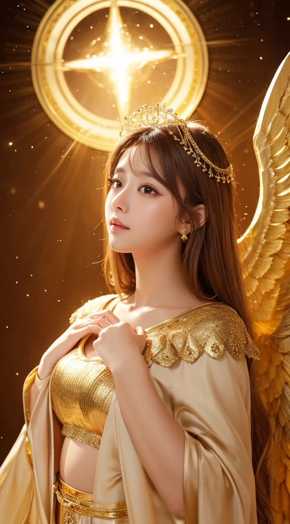 Goddess gold Gorgeous background Angel Halo