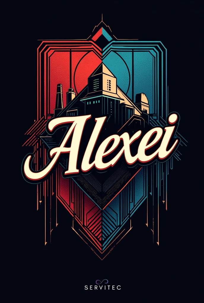 You can generate a 1920x180 image that says Alexei at the top SERVITEC