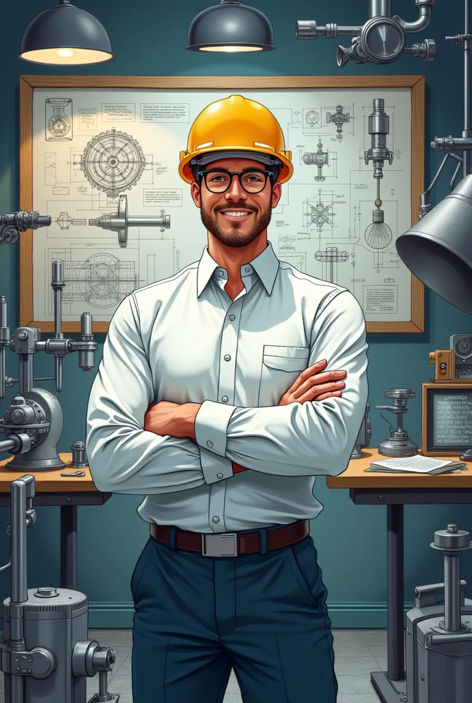 Mechanical engineering background imag