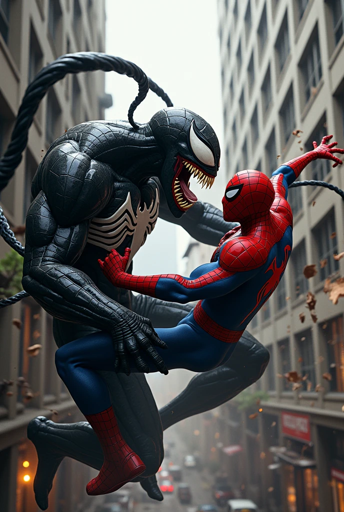 Venom Vs Sipder Man fight in Building