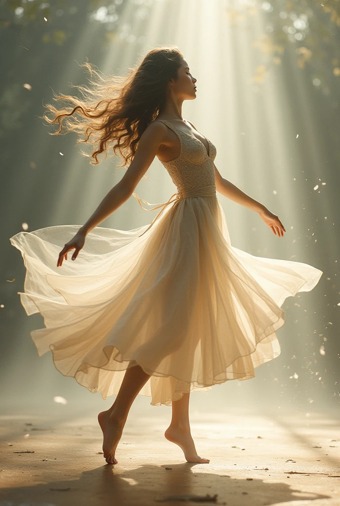 A dancing girl