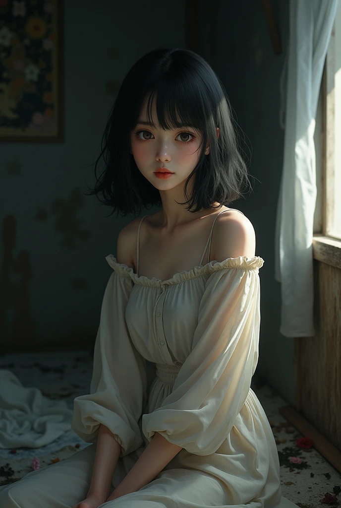 The young korean lady who lost the identity of her life and wants to die at poor home