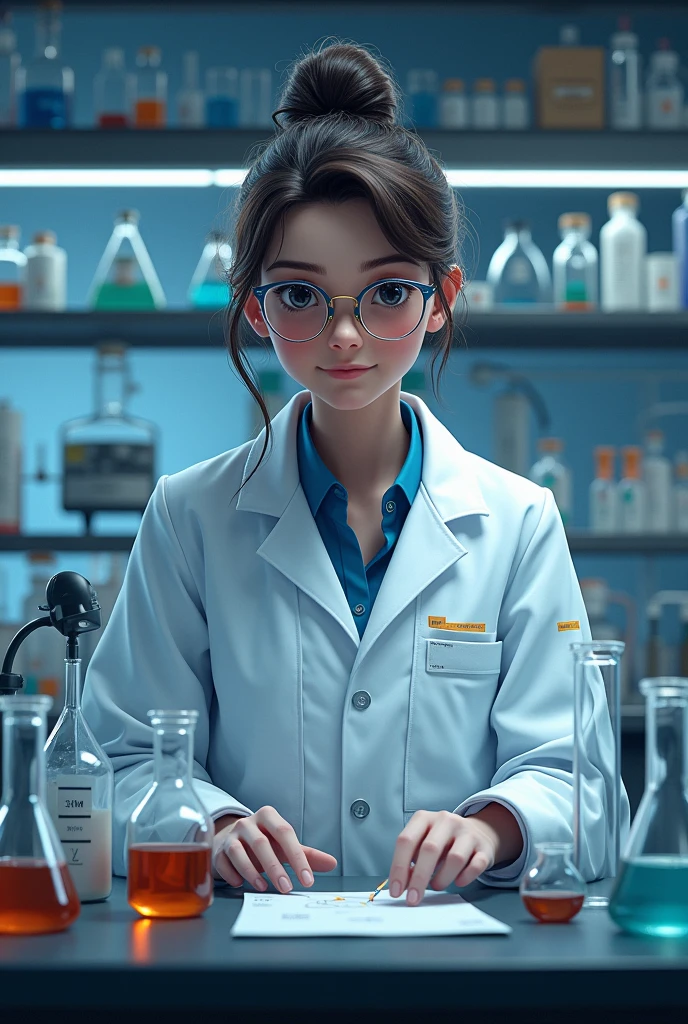 Chemical background imag