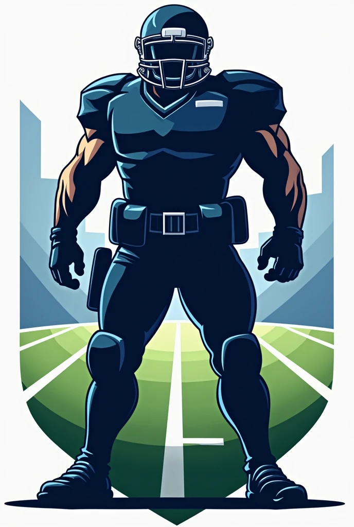 Logo for a police football team