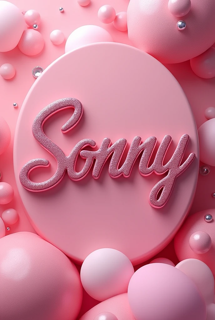 Can creat a wall paper indicate sonny name with barbie background , let's creat in for adult