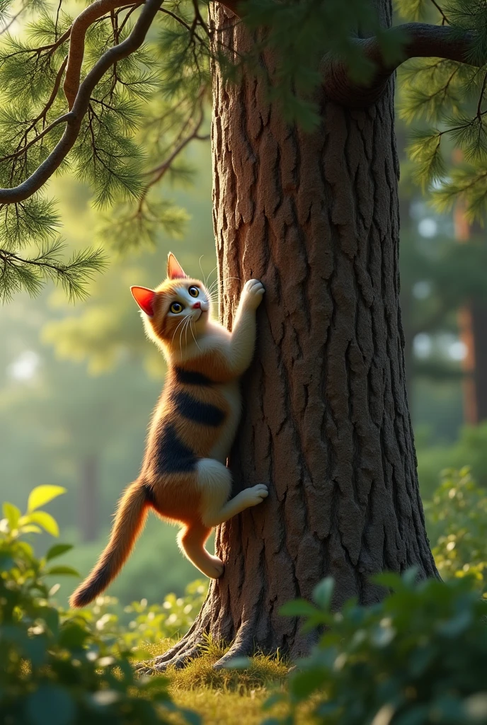 Cat take cemara