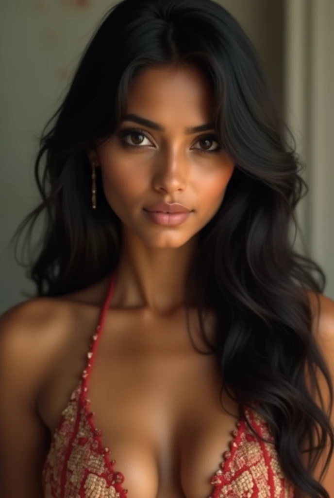 Real Indian girl hot with clevage