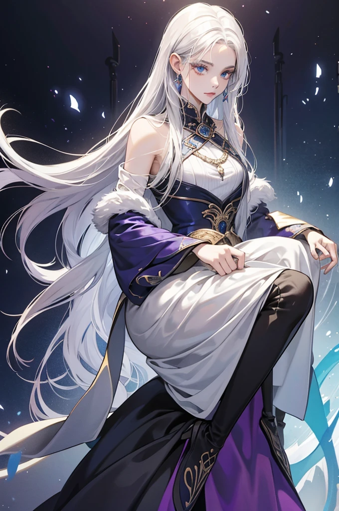 Mirella: From Warlock clan, Jael’s mother, thought to be dead but escaped to another timeline; possesses all spells and time-controlling power. White silver hair perhaps with a slight ethereal glow