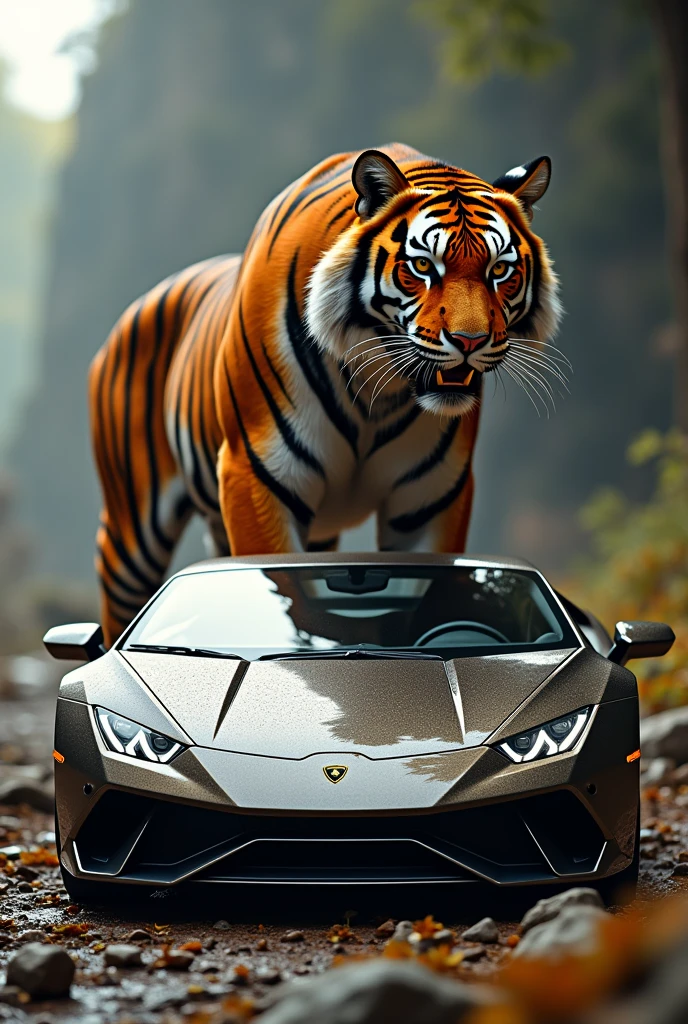 Lamborghini + Tiger