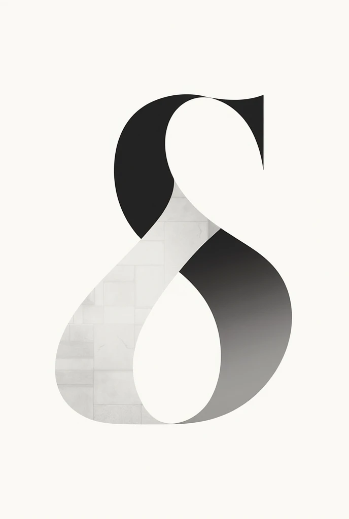 Make me an isotype without text, without color (i.e. using black, white and gray) simple, with an abstract design of lines, with a single element, (you could be inspired by the name Vomlines, but without including vomlines in the final design)