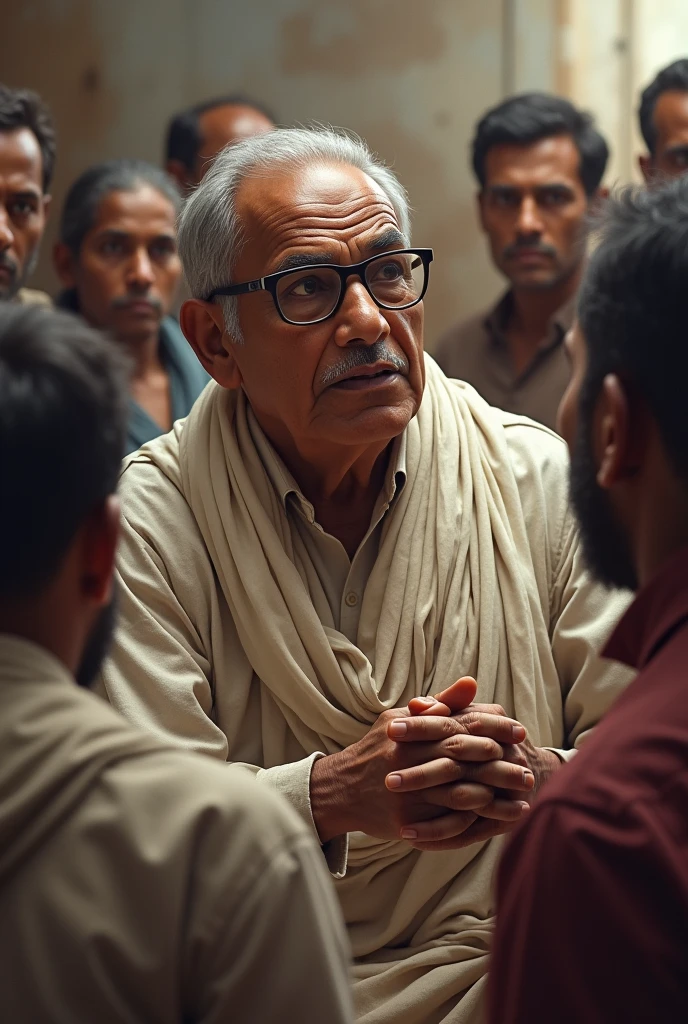 Propper face of Dr aambedkar talking with poor people 

Please take original face of Dr b r aambedkar from Google 