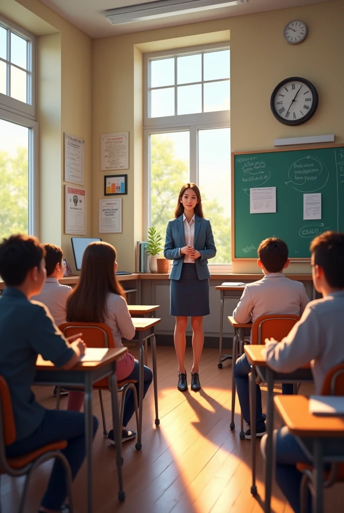 Tell the student teacher