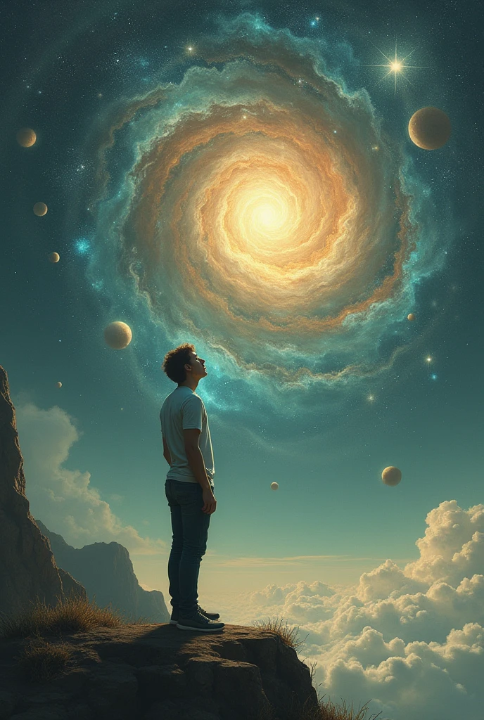 A umagem.about humanity, the universe and its thoughts on the unknown