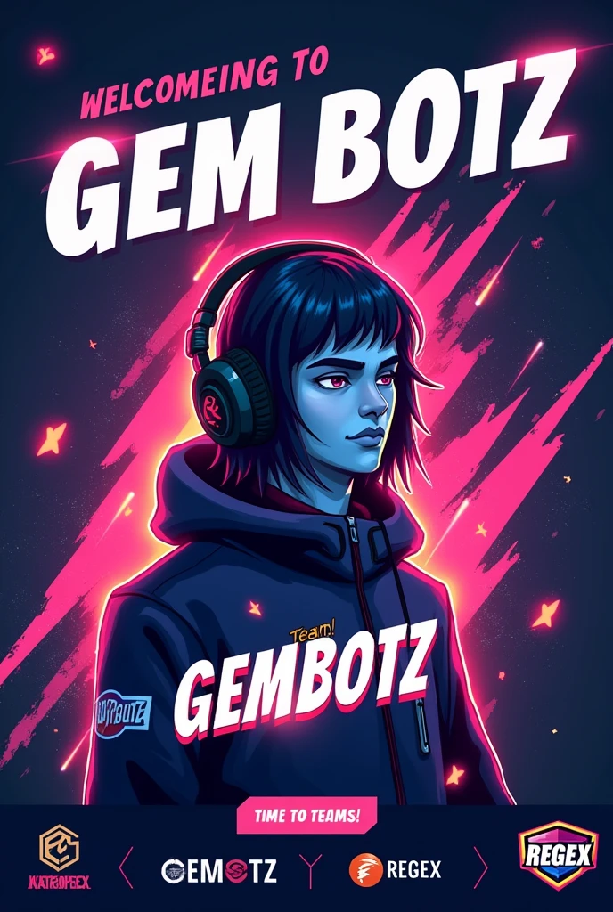 Player name Gembotz team Regex welcoming you Instagram post