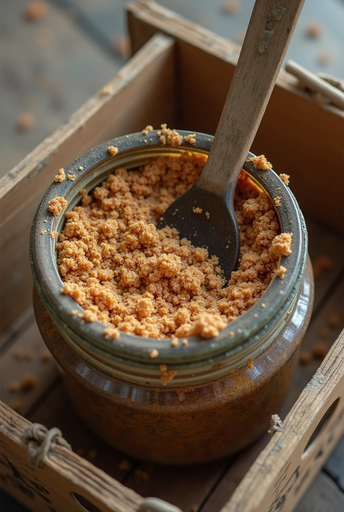 Western girls pubes in a container that left it for a year