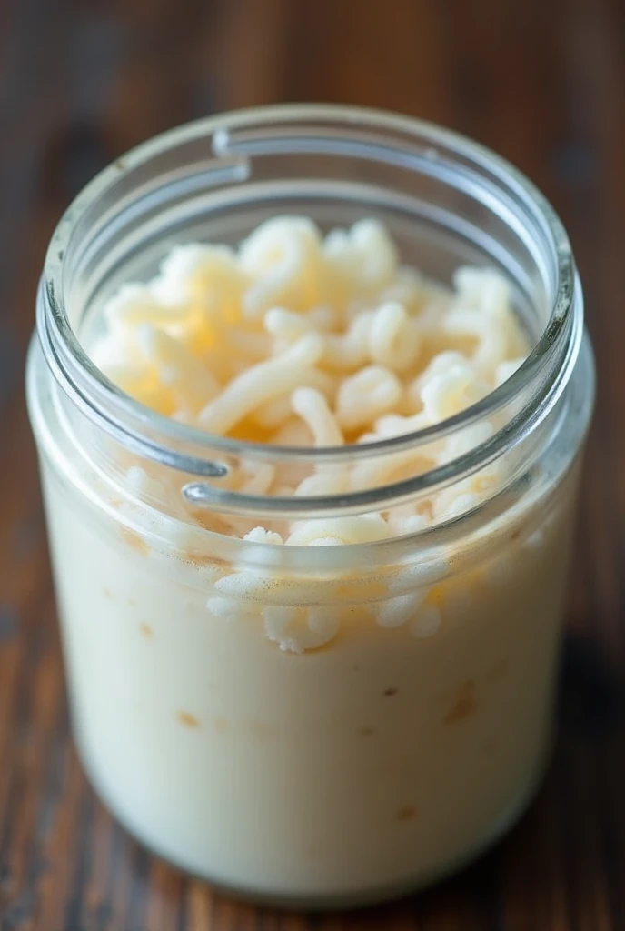 White girl's pube in a container that left it for a year