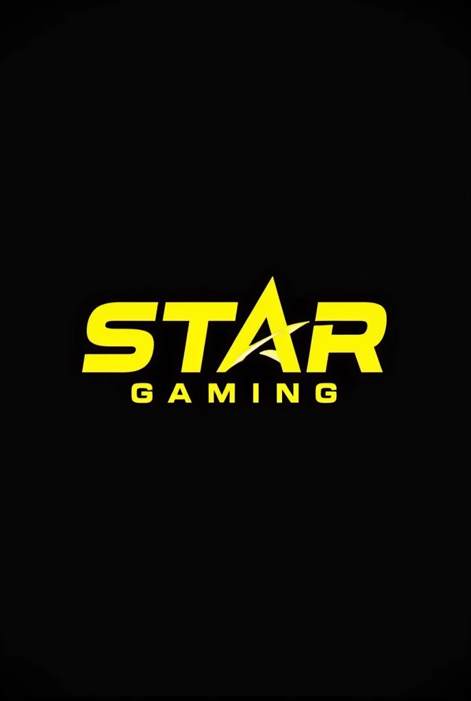 Make a logo for my gaming team, name: Star Gaming yellow color
