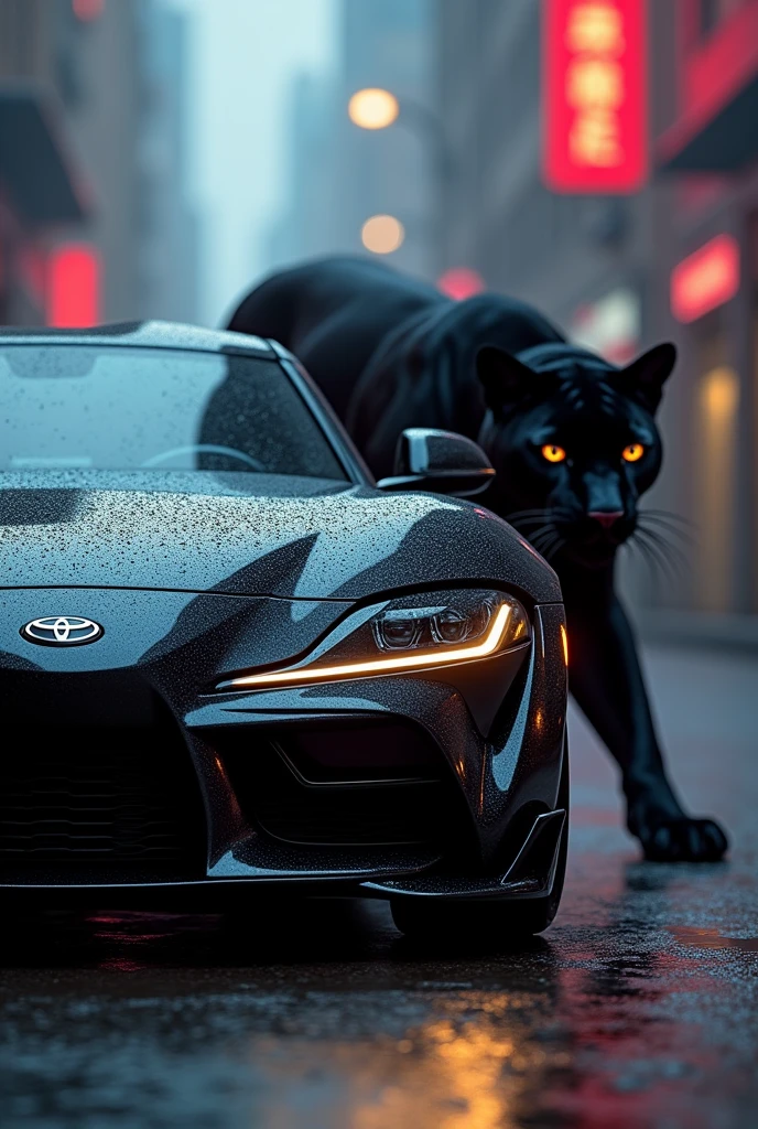 Supra car + Panther