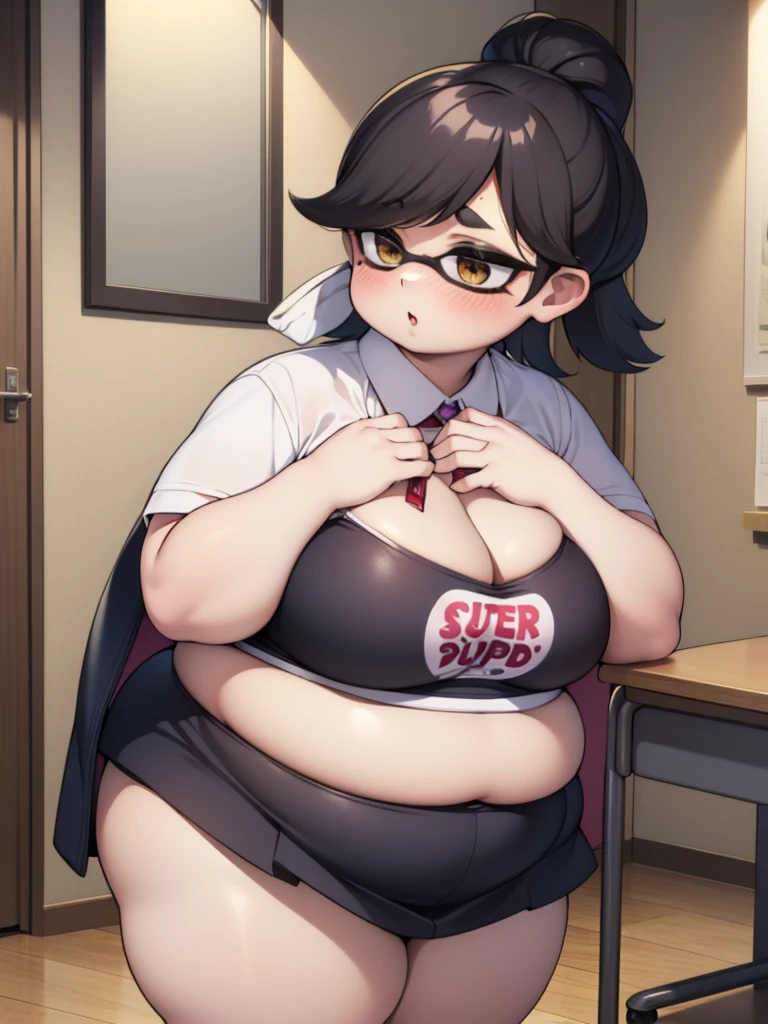 obesity ,Overweight ,Young fat girl ,Cute plump elementary school student,A young girl with a sturdy build,Fat student,Extremely obese young female student,Very fat and heavy young girl,A fat, short-haired girl attending school,Chubby kid in classroom,Cute chunky young student、((((Super Breasts))))((((Nipples))))((((pubic hair))))((((sexly))))((((Areola))))