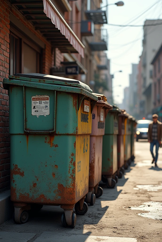 Dustbins for garbage west fluale