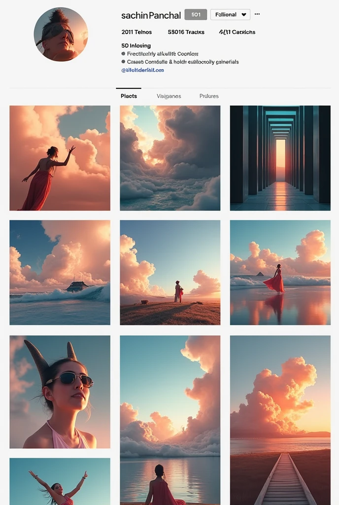 A beautiful instgram account profile
name as sachin panchal