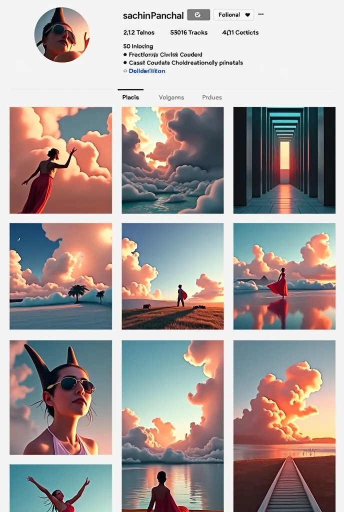 A beautiful instgram account profile
name as sachin panchal