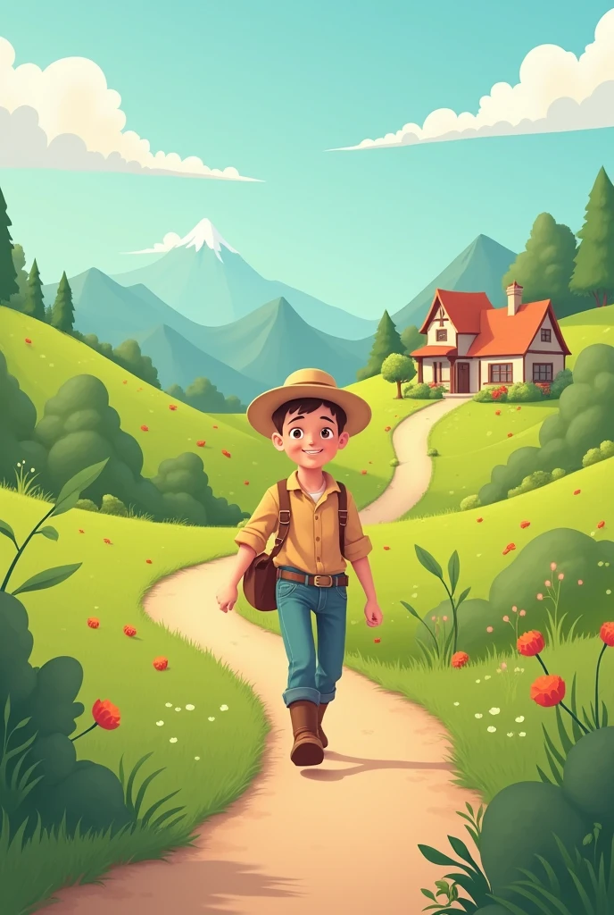 cartoon oll
dress
One man going to village
Trawal