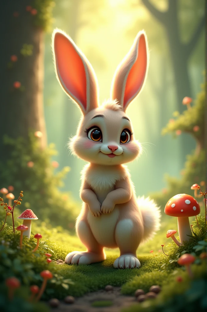 Bunny in the forest