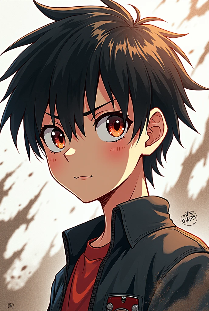 Create me a Japanese style manga card