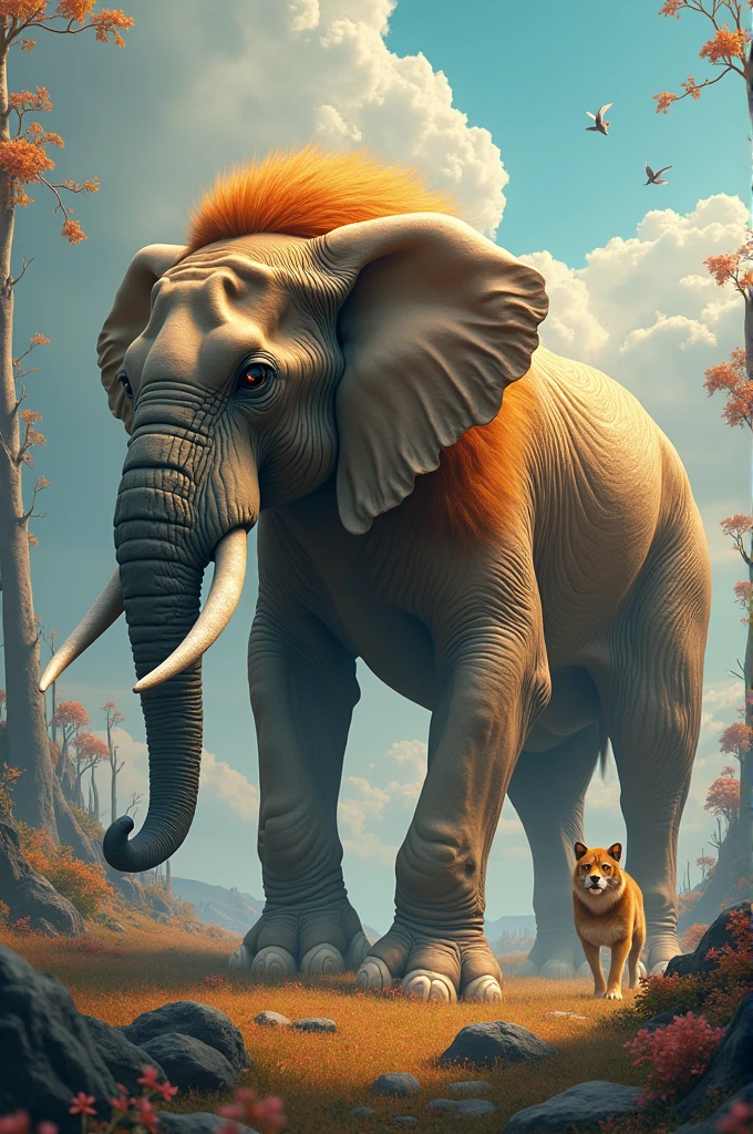 Elephanttigerdogcatlion