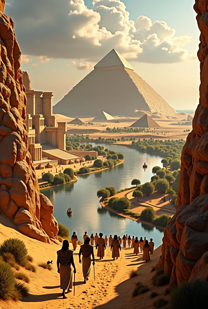 A landscape of Egypt as real as I am in reality.