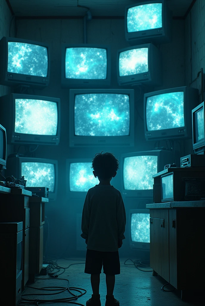 Boy with multiple TVs depressed