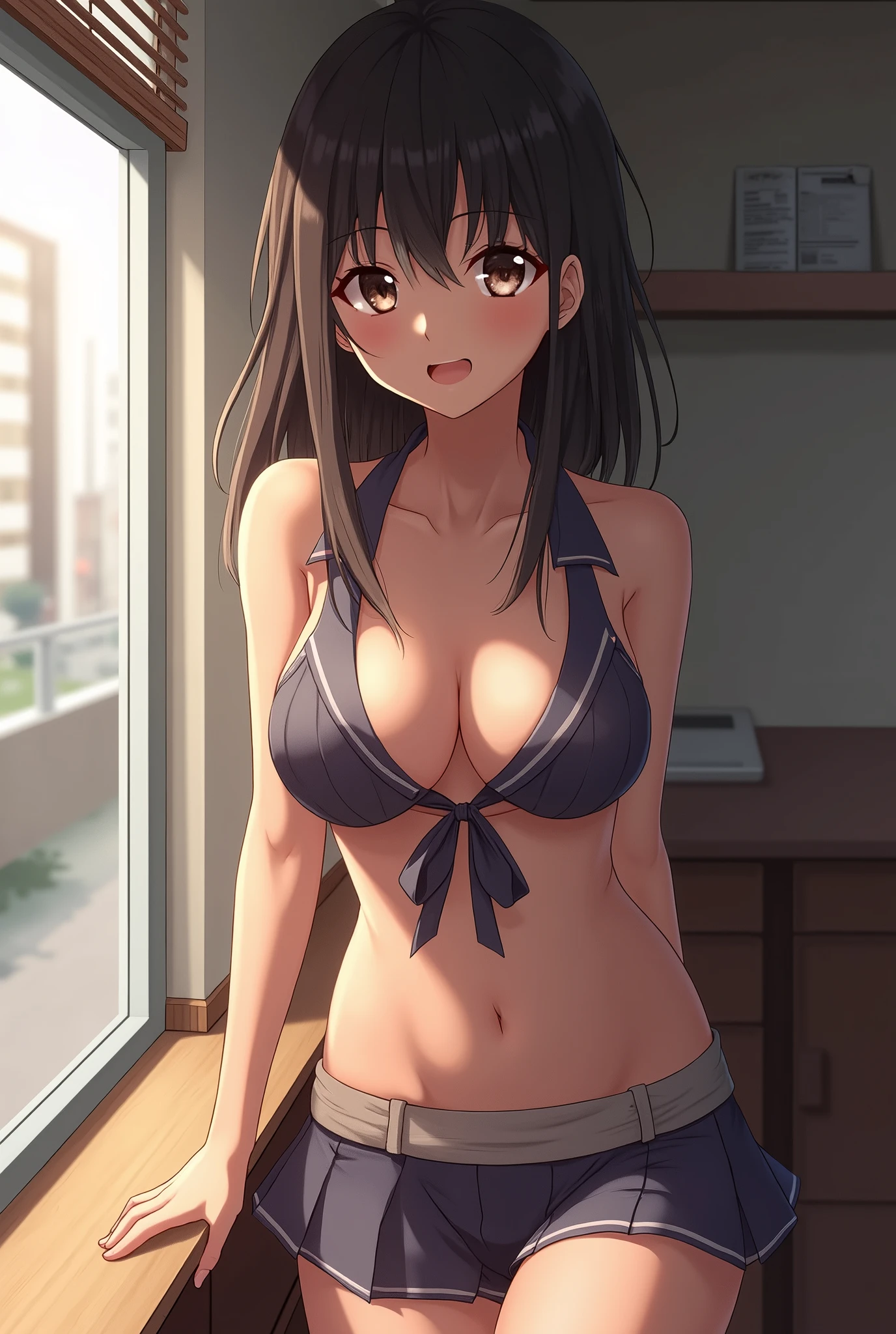 Japanese busty high school girl naked