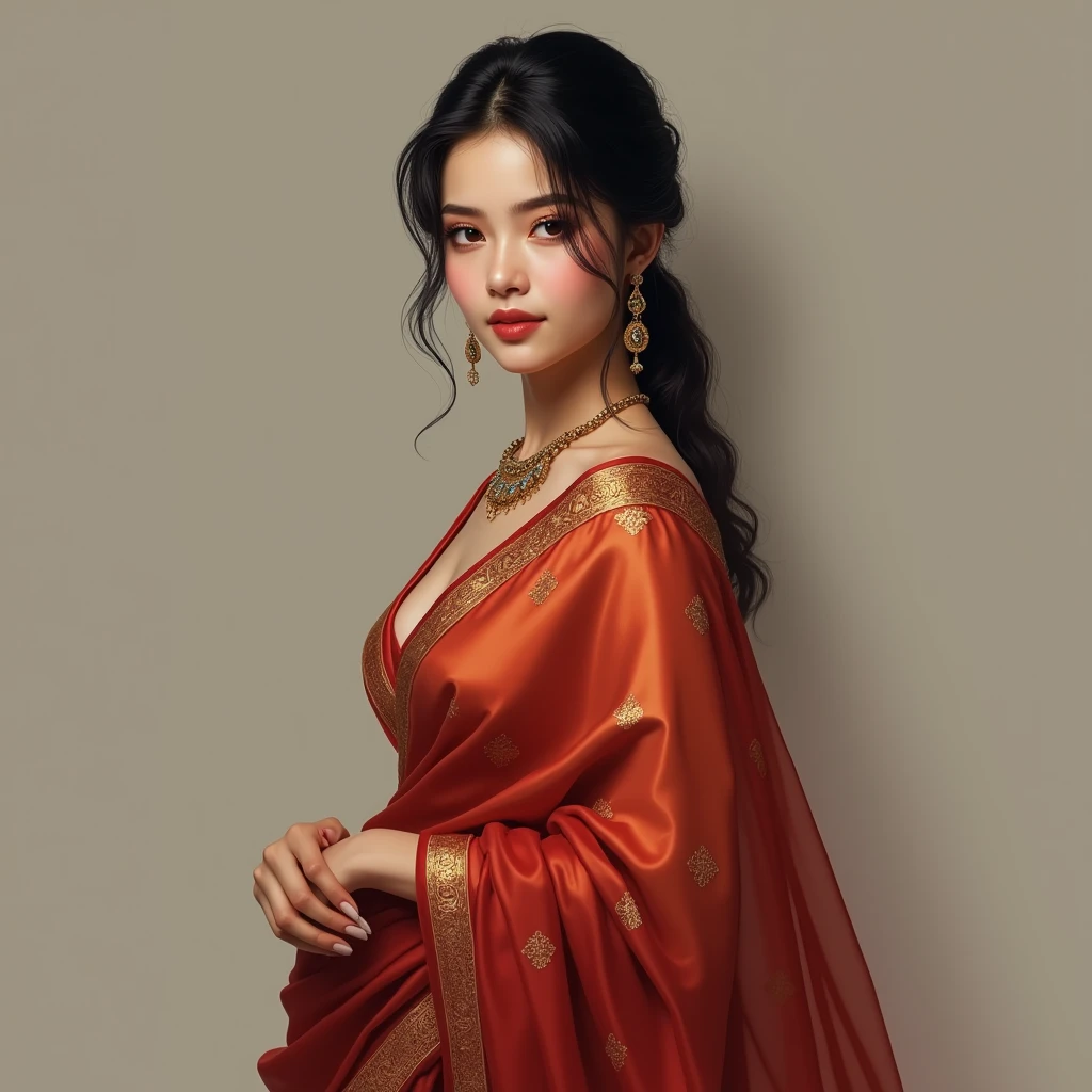 Asian sabita vabi saree ass