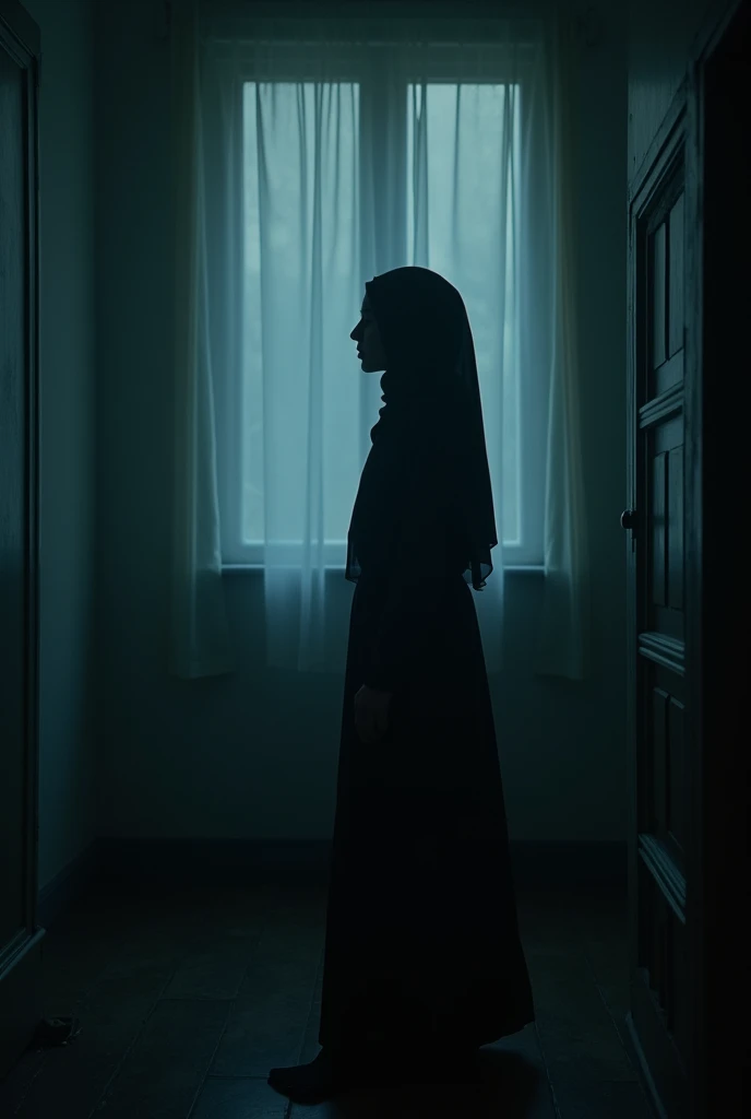 As Zainab's thoughts spiraled into the unknown, a cold breeze swept through the room, despite the windows being shut tight. A faint whisper echoed, chilling her to the bone...