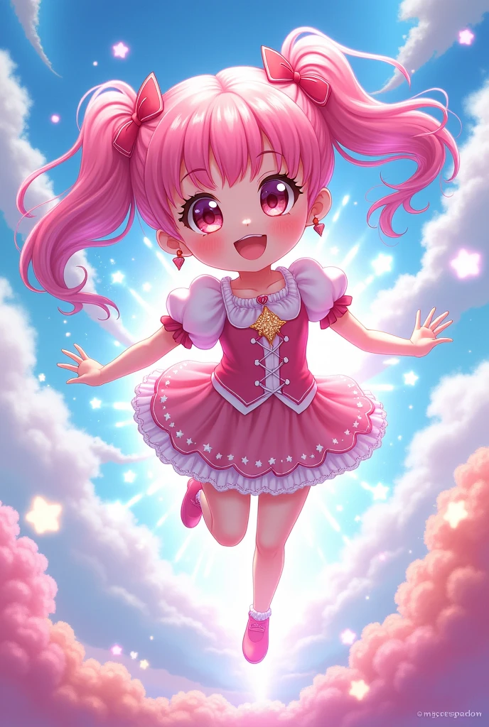 Pink Magical Girl　Anime Style