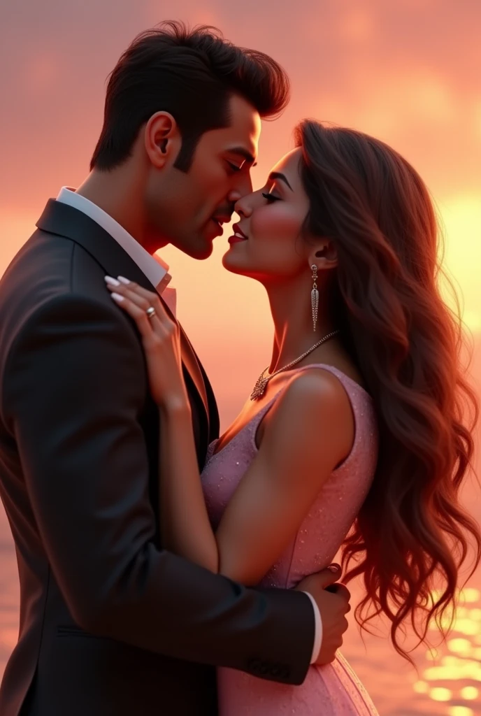 In 3D animation style' Salman Khan and Katrina Kaif kissing