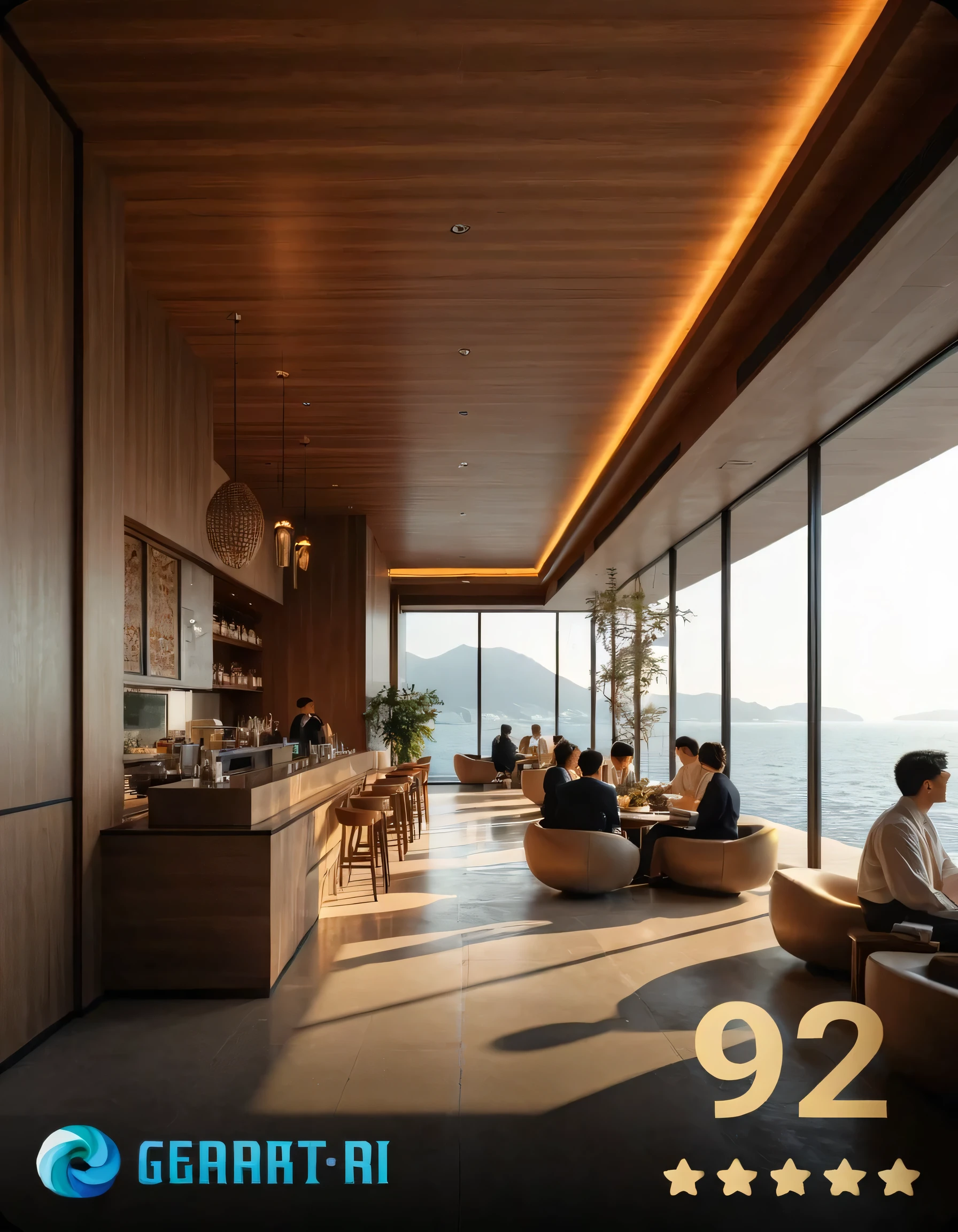Stylish image with the motif of Shonan's premium lounge