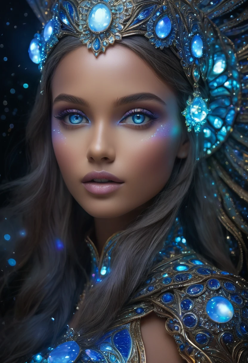 (best quality,4k,8k,highres,masterpiece:1.2),ultra-detailed,realistic,photo realistic:1.37,"(best quality,ultra-detailed,realistic:1.1),alien girl made of opal,translucent skin,beautiful detailed eyes,beautiful detailed lips,exotic features,long eyelashes,shimmering opalescent hair,glowing opal accessories,ethereal presence,medium:oil painting,with a mystical background,dreamlike landscape,portraits,dark,contrasting colors,soft,subtle lighting effects"(NSFW:1.3)